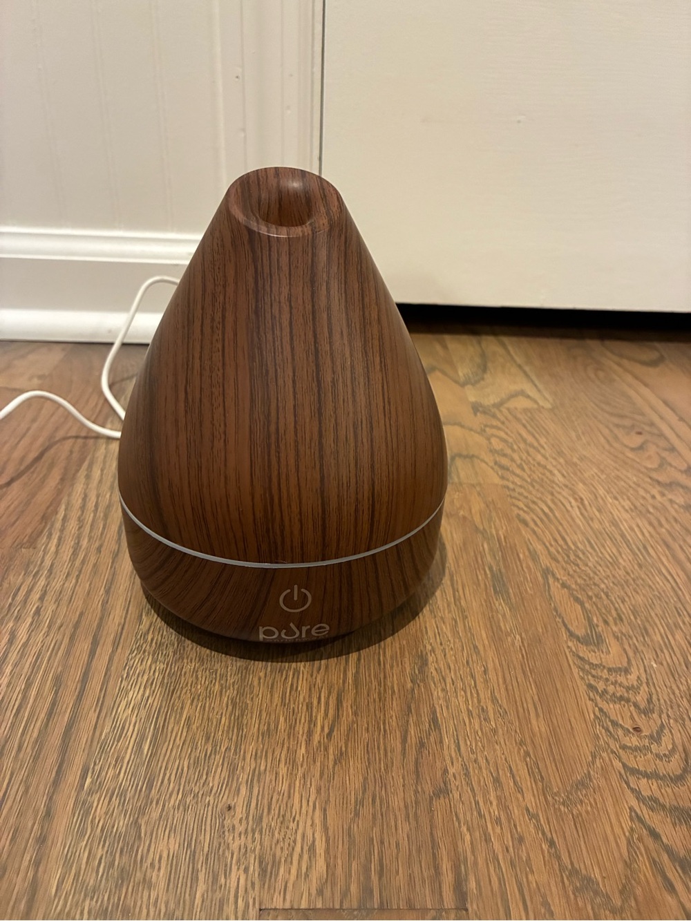 Pure Wood Grain Ultrasonic Diffuser - Brown